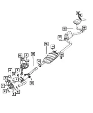 EXHAUST 68577220AA CHRYSLER
