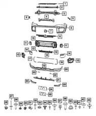 FASCIA-FRONT LOWER 68588610AA CHRYSLER