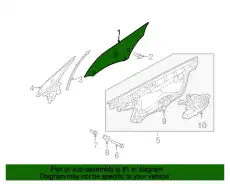 GLASS FR DOOR WINDOW 5706A187 CHRYSLER