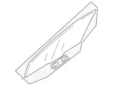 GLASS FRONT DOOR 5706A888 CHRYSLER