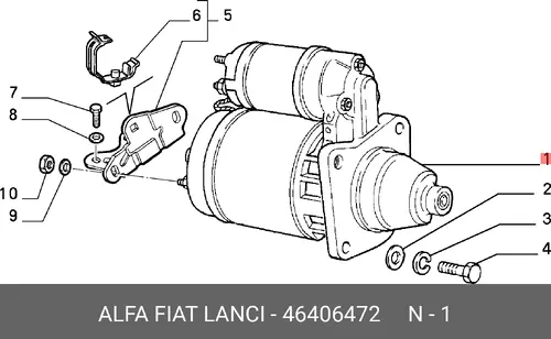 Стартер LANCIA 46406472