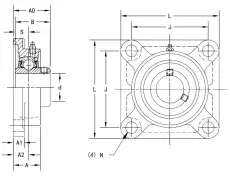 Подшипник UCF307 TIMKEN
