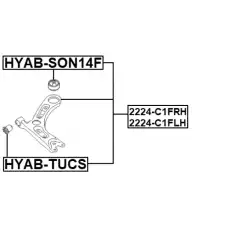 Рычаг подвески FEBEST 2224-C1FLH