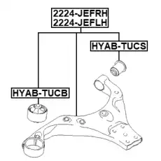 Рычаг подвески FEBEST 2224-JEFRH
