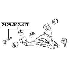 болт с эксцентриком!\ Ford Ranger 12> 2129-002-KIT FEBEST