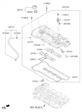 COVER ASSY, CYLINDER HEAD '224102E210 MOBIS