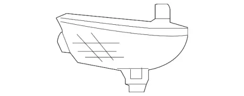LAMP ASSY, REAR '33505TG7A01 HONDA