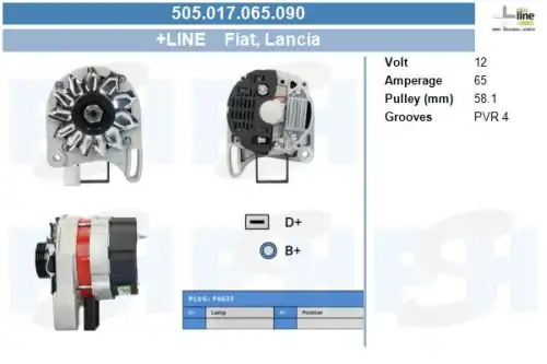 Генератор CV PSH 505.017.065.090