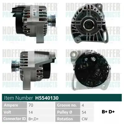 Генератор HOFFER H5540130
