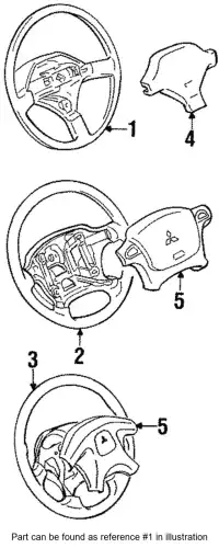 Рулевое колесо MITSUBISHI MR703937