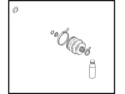 Nissan пыльник шрус 3924110E88