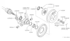 Тормозной барабан NISSAN 40206U4800