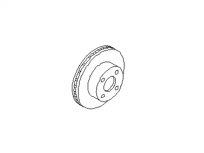 Тормозной диск NISSAN 4020655F03