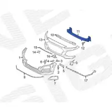 Усилитель бампера SIGNEDA PHN44131A
