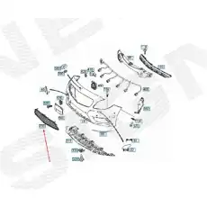 Решетка бампера SIGNEDA PBZ99292GA
