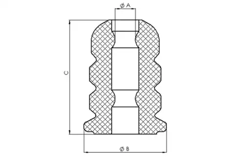 Отбойник амортизатора 00349723 TEDGUM
