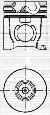Поршень ! \ 31-04094-000 YENMAK