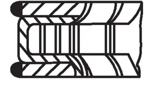 Кольца поршневые MAHLE 013 82 N0
