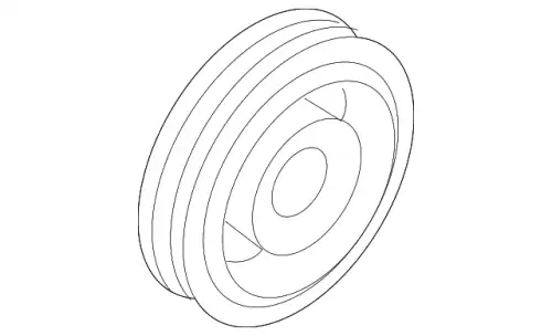 pulley ass'y (a/c comp.) \HYUNDAI 97643K9000