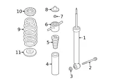shock absorber \HYUNDAI 55310J3AB0