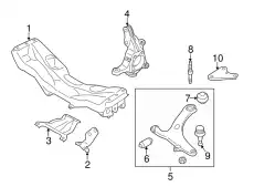 Рычаг подвески SUBARU 20202AG194