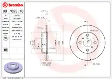 Тормозной диск BREMBO 9782510