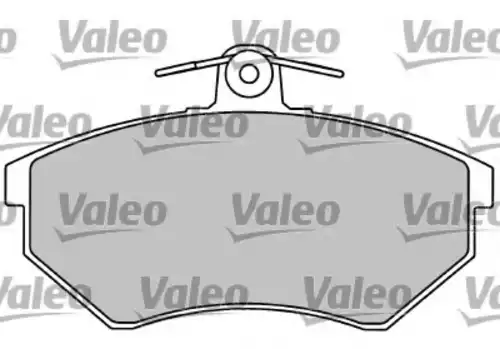 колодки дисковые торм. перед. Audi 597141 VALEO