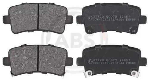 Тормозные колодки дисковые задняя ось A.B.S. 37729