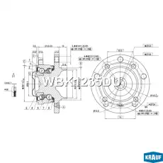 Ступица KRAUF WBK1235DU
