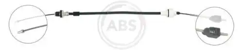 Трос сцепления A.B.S. K25750