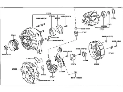 Генератор TOYOTA / LEXUS 27060-20190-84