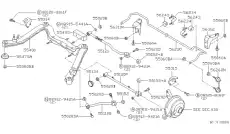 Тяга стабилизатора NISSAN 562610Z800