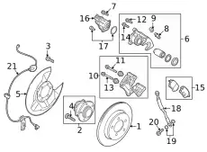 Тормозные колодки дисковые MAZDA GMY02643ZC