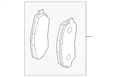Тормозные колодки дисковые MAZDA K0Y13328ZB