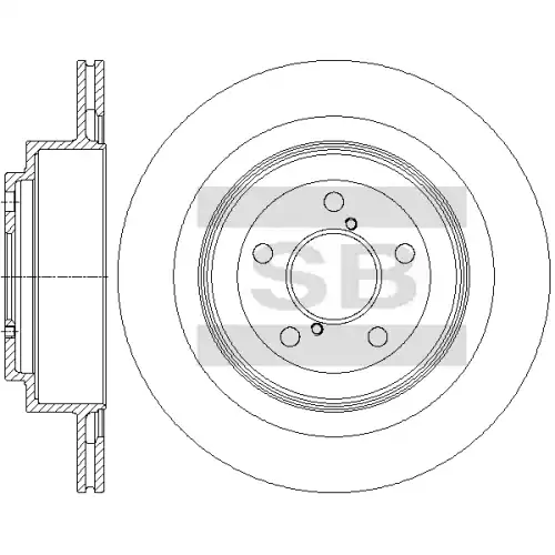 Тормозной диск SANGSIN SD4713