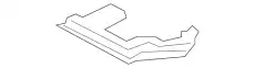 BRACE PRIMED 95B805475BYGRV PORSCHE