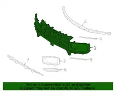Решетка радиатора PORSCHE 9Y0807683ALOK1