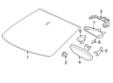 WINDSCREEN 958845099F PORSCHE