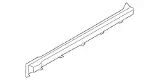 Порог Грунт. 9Y0809377YGRV PORSCHE
