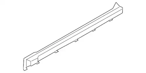 Порог Грунт. 9Y0809377YGRV PORSCHE
