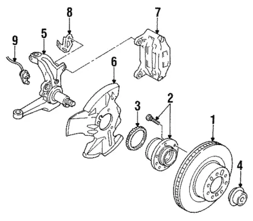 Тормозной диск MAZDA FD01 33 25XA
