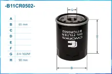 Фильтр масляный CWORKS B11CR0502