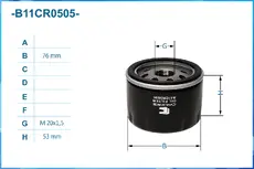 Фильтр масляный CWORKS B11CR0505