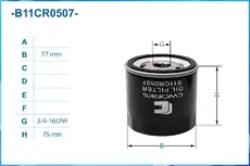 Фильтр масляный CWORKS B11CR0507