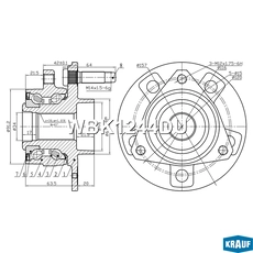 Ступица KRAUF WBK1244DU
