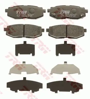 Тормозные колодки дисковые задняя ось TRW GDB3442