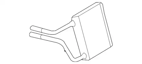 Радиатор печки MB 211 830 03 61 64