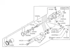 Суппорт тормозной NISSAN 4400158Y00