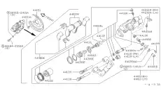 Суппорт тормозной NISSAN 4400158Y00
