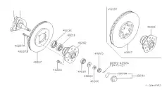 Тормозной диск NISSAN 4020622P02